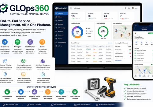 GLOps360 - Field Service Management Platform